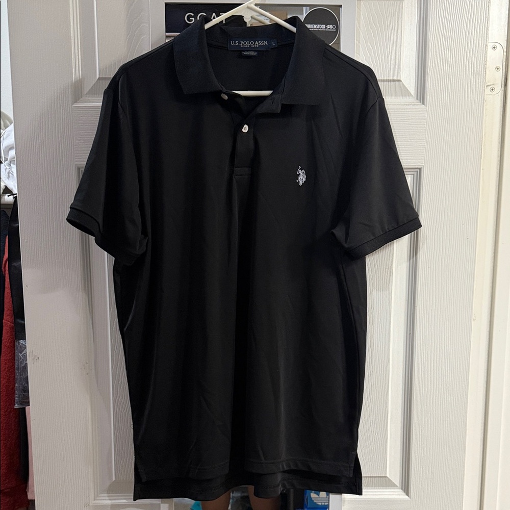 U.S. Polo Assn. Men's Polo Shirt in Black